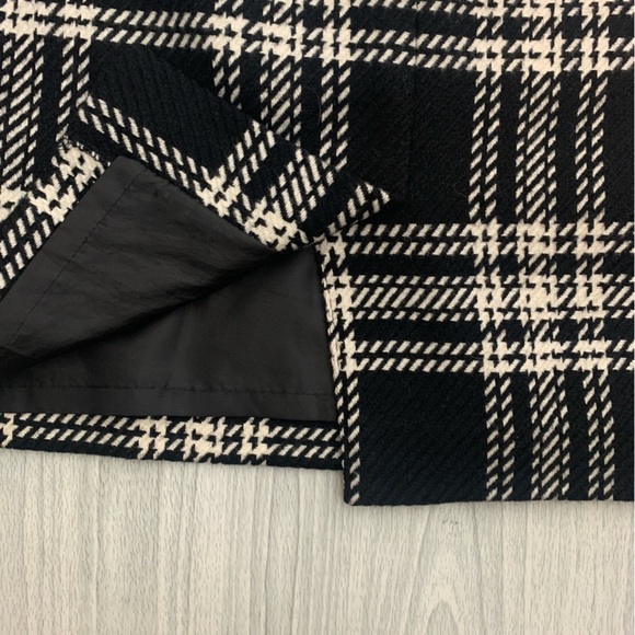 Talbots Petites Plaid Wool Blend Mini Skirt 14P - Picture 5 of 8